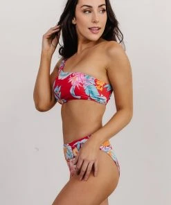 BJB Swim Keona Bikini Bottom | Red Floral
