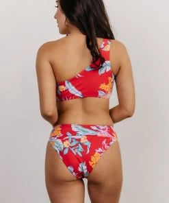 BJB Swim Keona Bikini Bottom | Red Floral