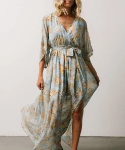 BB Custom Kia Kimono Maxi Dress | Blue Blooms Dresses 18 BB Custom Kia Kimono Maxi Dress | Blue Blooms Dresses