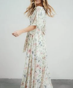 BB Custom Kia Kimono Maxi Dress | Spring Floral Dresses