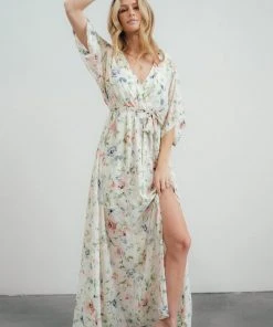 BB Custom Kia Kimono Maxi Dress | Spring Floral Dresses