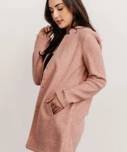 BS Tops Knoll Notch Jacket | Vintage Rose