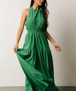 FT Dresses Knoxville Halter Maxi Dress | Green 12 FT Dresses Knoxville Halter Maxi Dress | Green