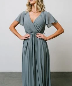 Dresses Kristina Maxi Dress | Dusty Blue
