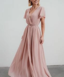 Kristina Maxi Dress | Dusty Rose