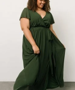 Kristina Maxi Dress | Green Dresses
