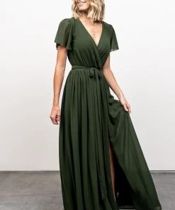 Kristina Maxi Dress | Green Dresses