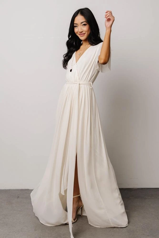 Kristina Maxi Dress | Ivory Dresses 1 Kristina Maxi Dress | Ivory Dresses