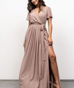 Kristina Maxi Dress | Taupe