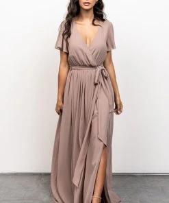Kristina Maxi Dress | Taupe