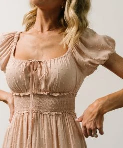 IL Dresses Labelle Swiss Dot Mini Dress | Blush