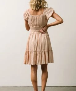 IL Dresses Labelle Swiss Dot Mini Dress | Blush