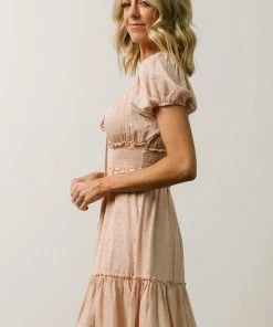 IL Dresses Labelle Swiss Dot Mini Dress | Blush