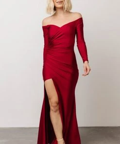RR Laia Gown | Burgundy Dresses