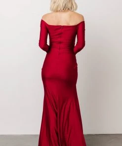 RR Laia Gown | Burgundy Dresses