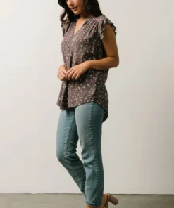 KA Lars Top | Mauve Multi Floral Boho 13 KA Lars Top | Mauve Multi Floral Boho