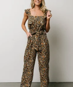 HAY Boho Lauretta Jumpsuit | Orange Floral
