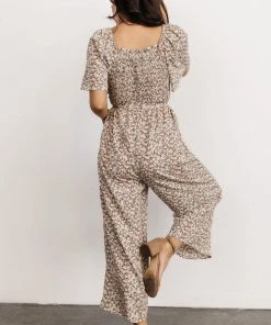 HAY Lindie Smocked Jumpsuit | Multi Floral