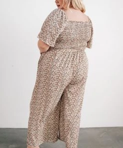 HAY Lindie Smocked Jumpsuit | Multi Floral