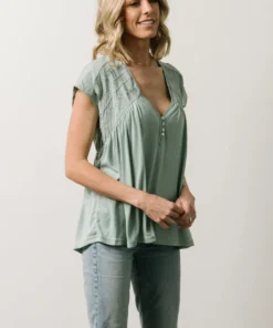 IL Lindley Embroidery Top | Dusty Sage 12 IL Lindley Embroidery Top | Dusty Sage