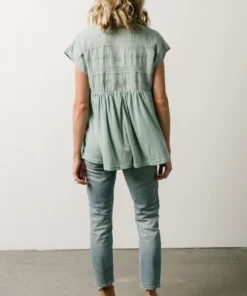 IL Lindley Embroidery Top | Dusty Sage 11 IL Lindley Embroidery Top | Dusty Sage