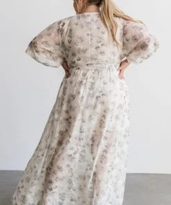 BB Custom Dresses Luca Jacquard Kimono Maxi Dress | Sage