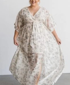 BB Custom Dresses Luca Jacquard Kimono Maxi Dress | Sage