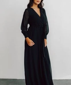RR Lydia Maxi Dress | Black