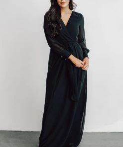 RR Lydia Maxi Dress | Black