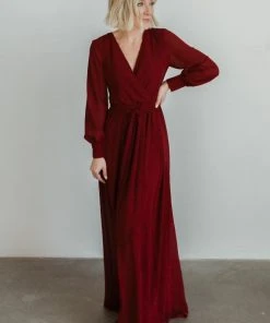 RR Lydia Maxi Dress | Burgundy