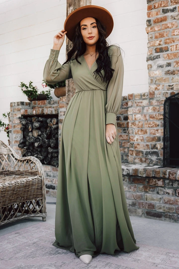 RR Lydia Maxi Dress | Dusty Olive Dresses RR Lydia Maxi Dress | Dusty Olive Dresses