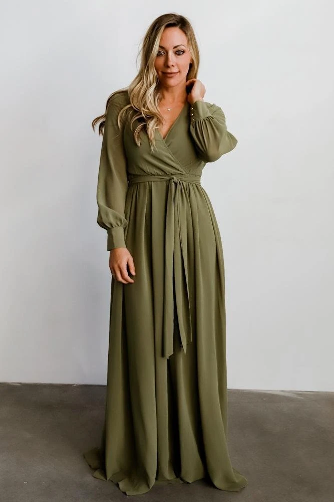 RR Lydia Maxi Dress | Dusty Olive Dresses RR Lydia Maxi Dress | Dusty Olive Dresses