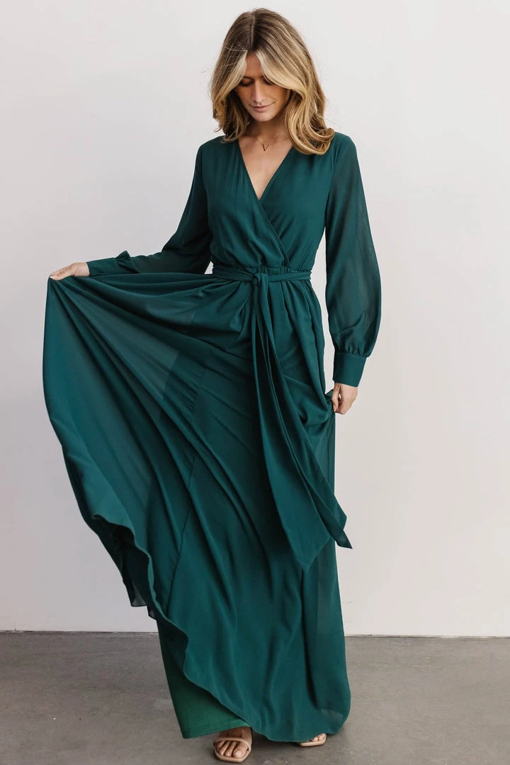 RR Dresses Lydia Maxi Dress | Hunter Green 4 RR Dresses Lydia Maxi Dress | Hunter Green