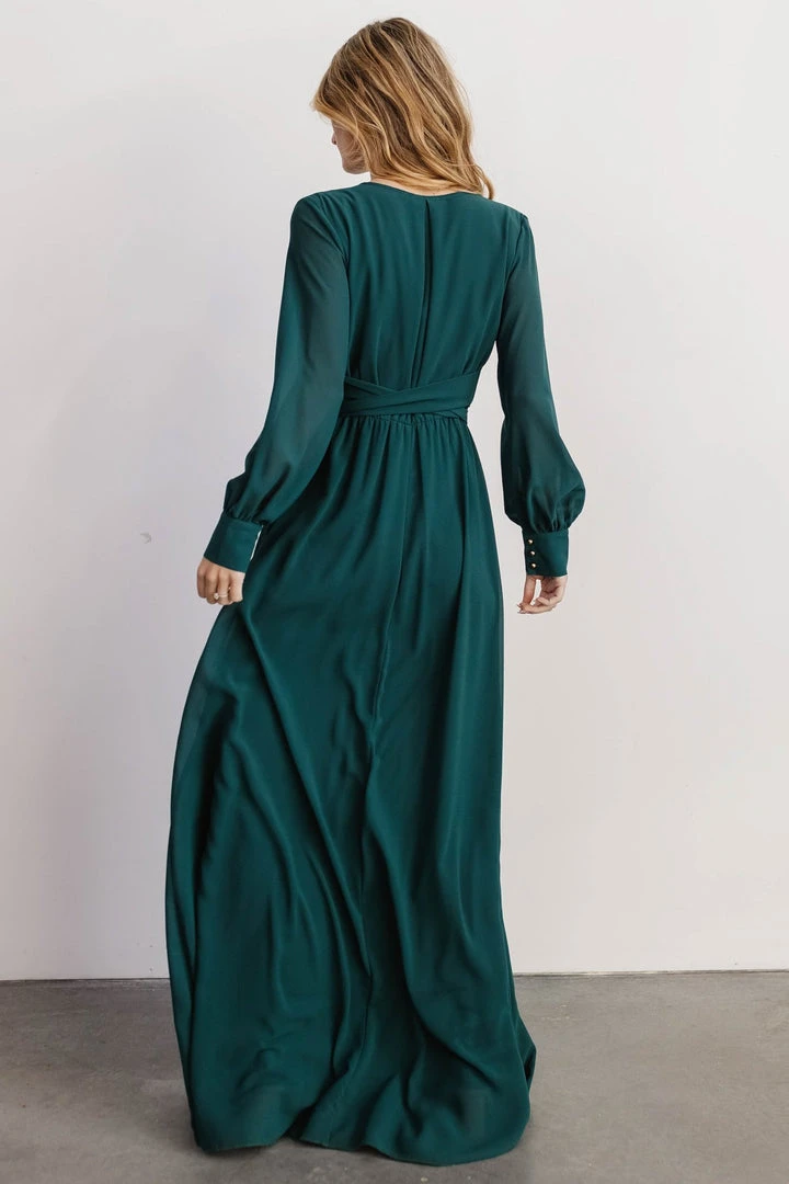 RR Dresses Lydia Maxi Dress | Hunter Green 3 RR Dresses Lydia Maxi Dress | Hunter Green