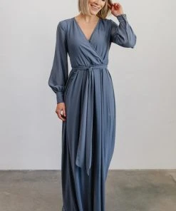 RR Dresses Lydia Maxi Dress | Slate Blue