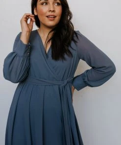 RR Dresses Lydia Maxi Dress | Slate Blue