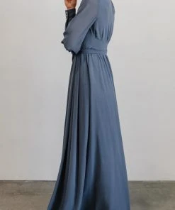 RR Dresses Lydia Maxi Dress | Slate Blue