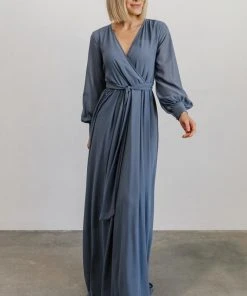 RR Dresses Lydia Maxi Dress | Slate Blue