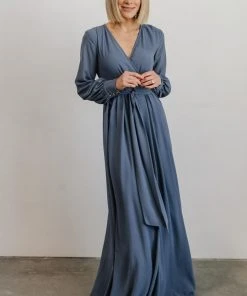 RR Dresses Lydia Maxi Dress | Slate Blue