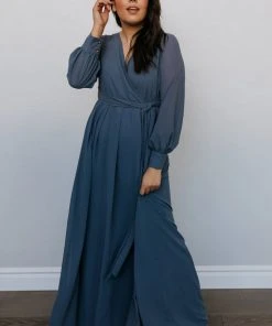 RR Dresses Lydia Maxi Dress | Slate Blue