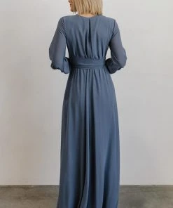 RR Dresses Lydia Maxi Dress | Slate Blue