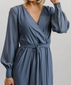 RR Dresses Lydia Maxi Dress | Slate Blue