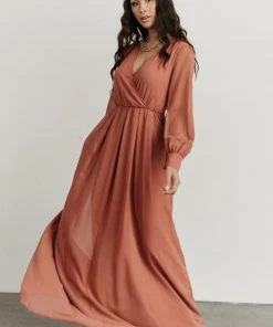 RR Lydia Maxi Dress | Dusty Clay