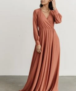 RR Lydia Maxi Dress | Dusty Clay
