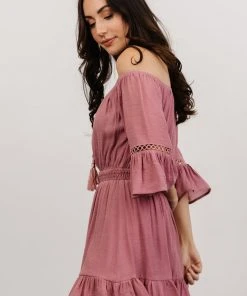 Dresses Magnolia Off Shoulder Mini Dress | Rose