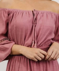 Dresses Magnolia Off Shoulder Mini Dress | Rose