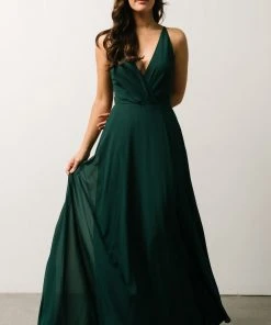 Soi Marjorie Maxi Gown | Hunter Green Dresses