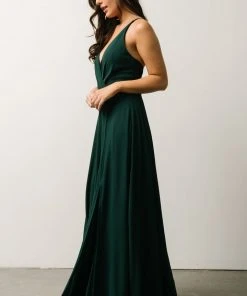 Soi Marjorie Maxi Gown | Hunter Green Dresses