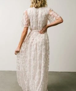 BB Custom Marseille Embossed Maxi Dress | Cherry Blossom Dresses