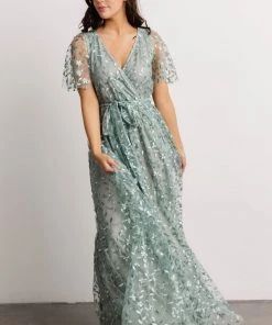 BB Custom Marseille Embossed Maxi Dress | Eucalyptus Dresses 19 BB Custom Marseille Embossed Maxi Dress | Eucalyptus Dresses